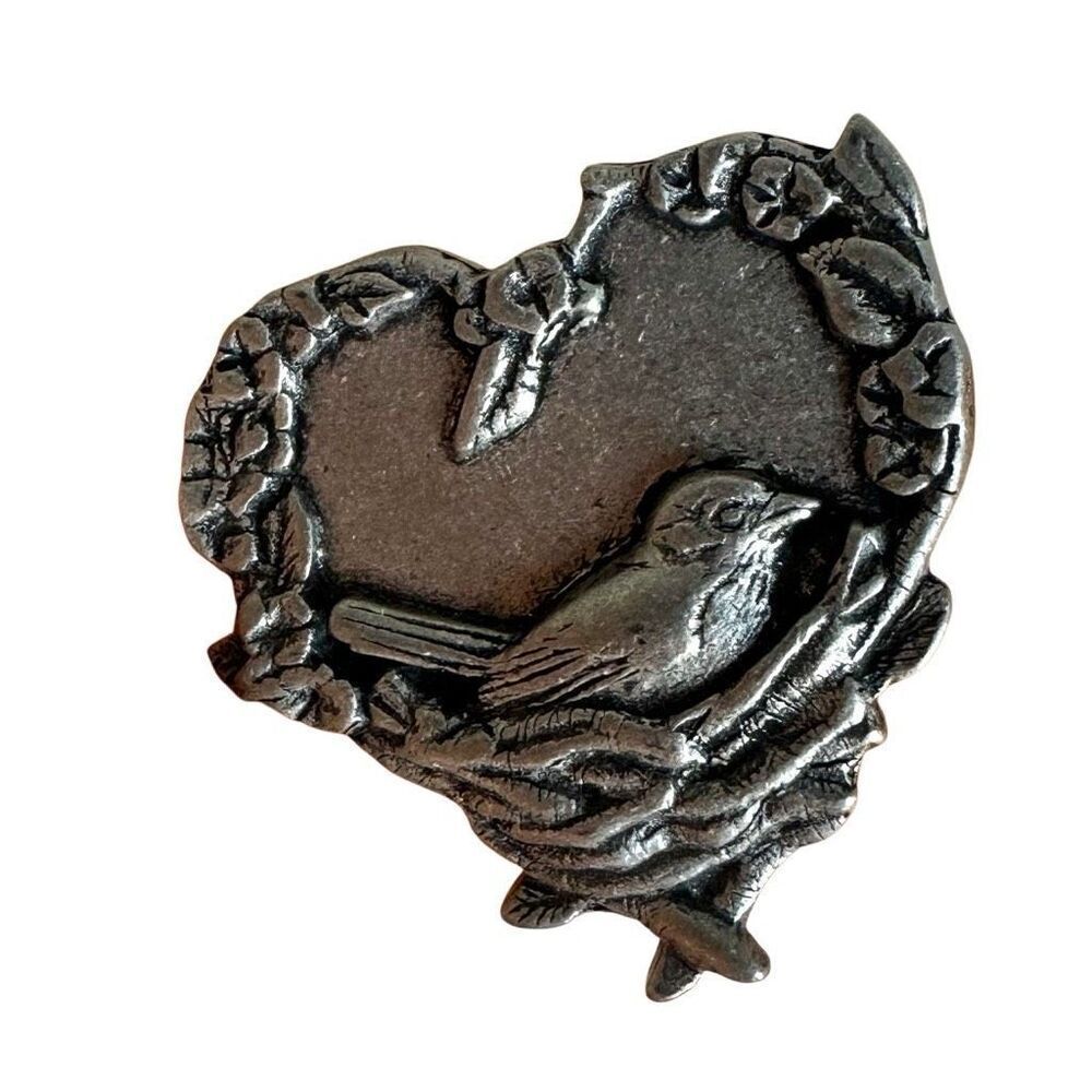 Vintage Birds & Blooms Brooch